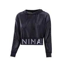 Новое поступление, спортивная куртка для бега, для спортзала, йоги, женские толстовки с капюшоном, белые, с буквенным принтом, для девушек, свободные топы, толстовка