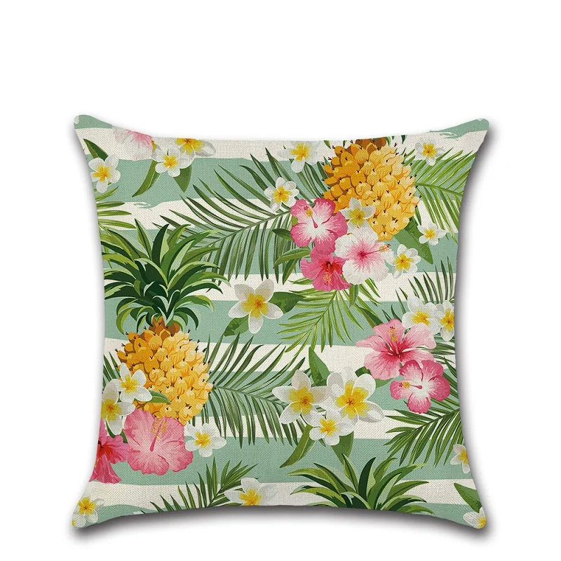 Coussin Decoratif тропические растения КУСОЧКИ АНАНАСА наволочки дома де coussin Декоративные диванные подушки автомобиля