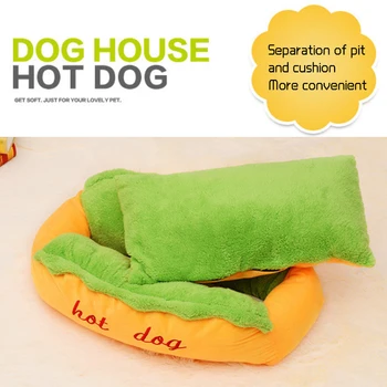 

Cute Portable Soft Removable PP Cotton Autumn Winter Cat Small Pet Non Slip Warm Zipper Gift Washable House Home Dog Bed