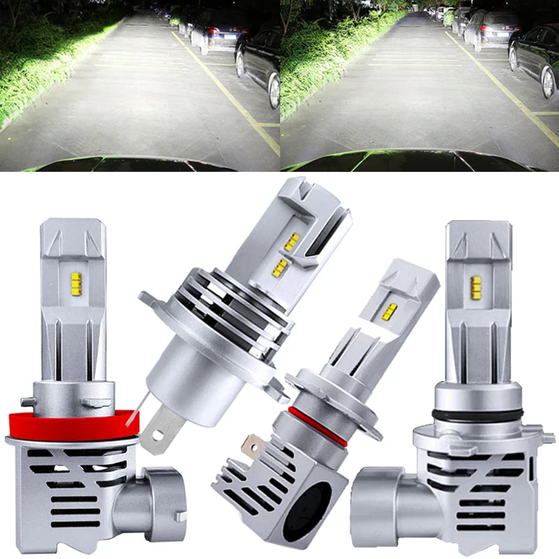 Автомобильные светодиодный ные лампы 12V 55W H7 H11 H1 фары H4 60/55W 9005 HB3 9006 HB4 18000LM 6500K |