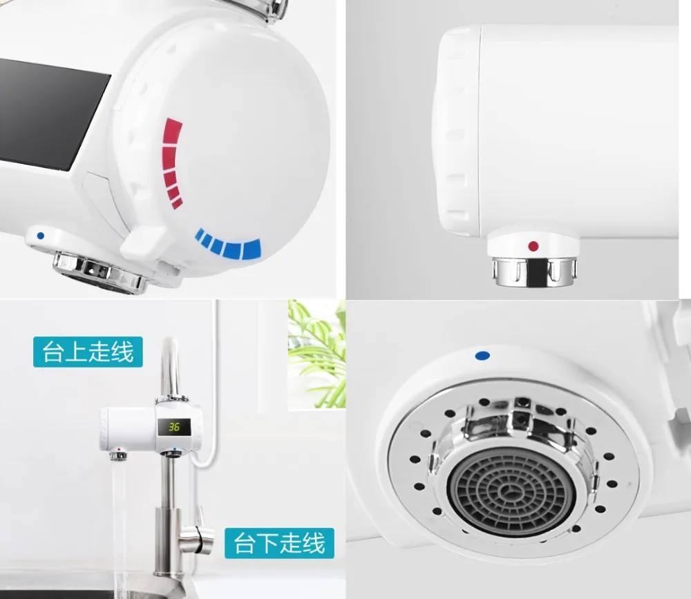 Xiaomi Mijia Xiaoda Instant Heating Faucet Kitchen Electric Water Heater 30-50 °C Temperature Cold Warm Adjustable Faucet (11)
