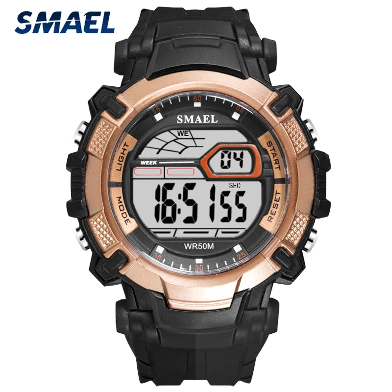 

SMAEL Men Sports Watches TOP Brand Luxury Fashion Male Army Military Digital LED Wrist Watch Mens Waterproof Relogio Digital