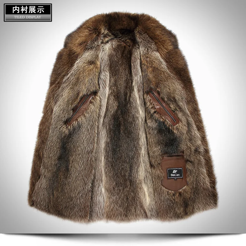 Мужская куртка из натуральной кожи, зимняя куртка, пальто из натурального меха енота, мужская одежда, винтажное пальто из овчины размера плюс, Erkek mon 3649