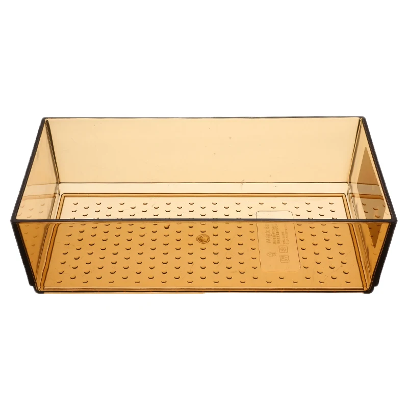 Kitchen Drawer Divider Storage Compartment Box Organizer Layered Partition Desktop Finishing Home Makeup Tableware Storage Box - Цвет: M Champagne