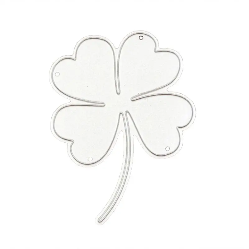 Carbon Steel Lucky Clover Cutting Die DIY Embossing Mold Paper Art Card Decor