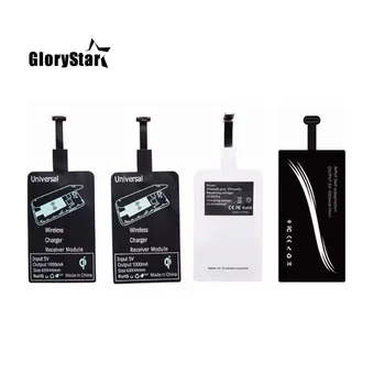 

Universal Qi Wireless Charger Receiver for iPhone Adapter Receptor Receiver Pad Coil Android Phone Micro USB and Type C