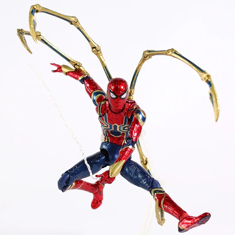 Игрушка MEDICOM MAFEX 081 Железный Человек-паук Мстители Бесконечность война ПВХ фигурка Коллекционная модель игрушки