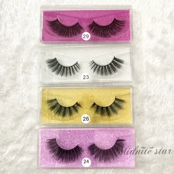

10/40/50/100pcs Wholesale 10 Style Eyelashes 3d Mink Lashes Natural Mink Eyelashes False Eyelashes Makeup False Lashes In Bulk