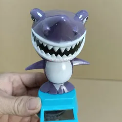 Jouet solaire à balançoire automatique, requin tournesol secouant, décoration intérieure de voiture, électronique, éducatif, Science en plastique 