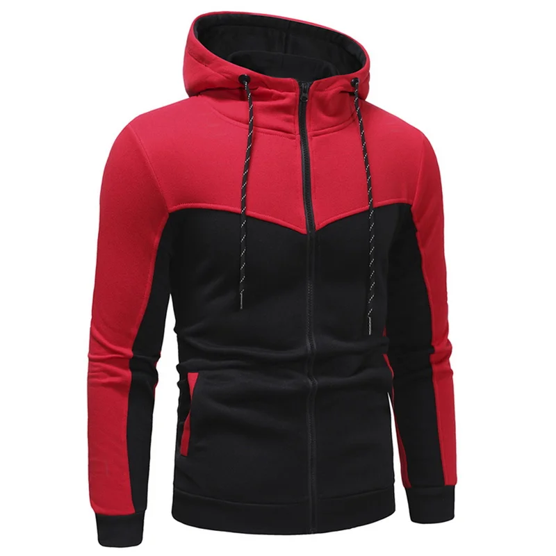 2020 Men Long Sleeve Hoodies Pants Sets Male Tracksuit Patchwork Sport Suit Men s Gyms Set 5