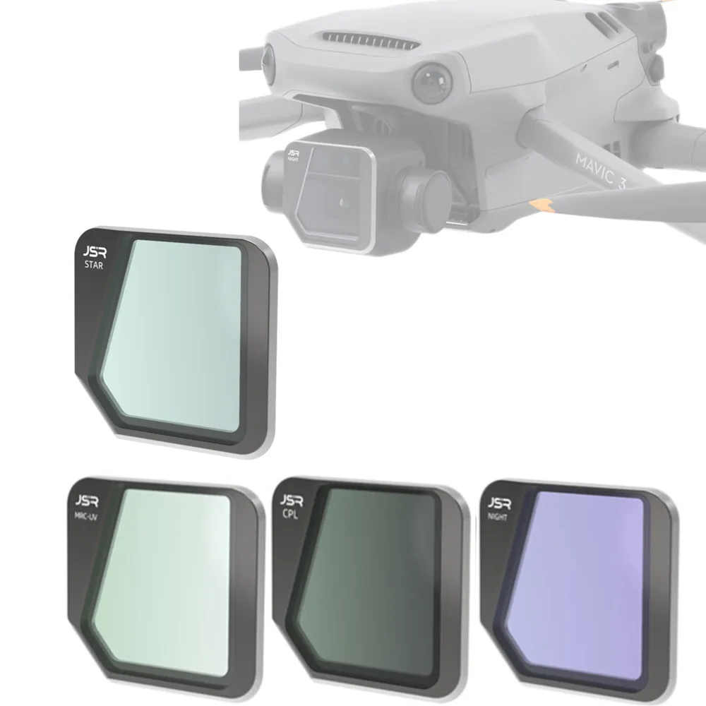 

Стеклянный UV CPL Звездный ночной фильтр объектива Защитная крышка для DJI Mavic 3 Drone Camera Mavic3