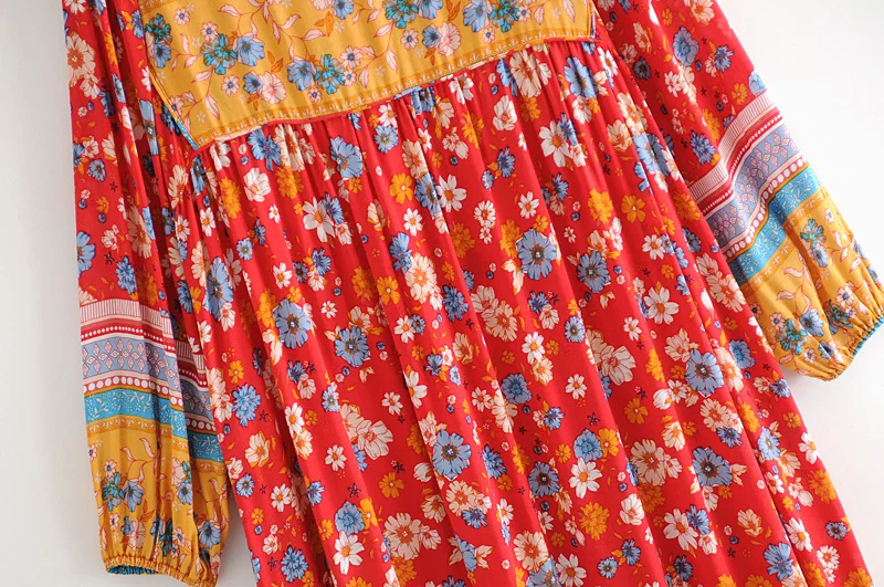 Винтажное шикарное женское пляжное платье миди на шнуровке с длинным рукавом и