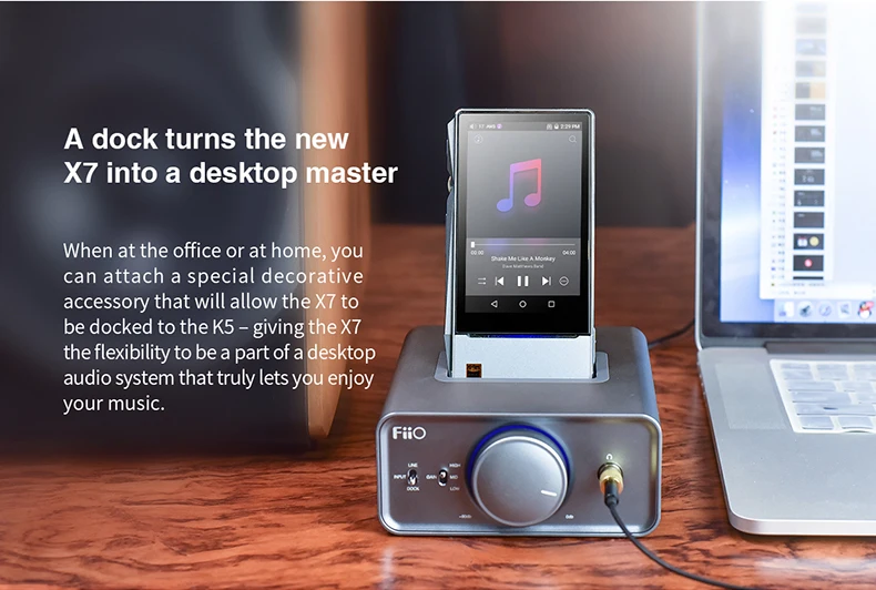 FiiO X7II x7 ii X7 Mark II with balanced Module AM3A Android-based WIFI Bluetooth 4.1 APTX Lossless DSD Portable Music Player