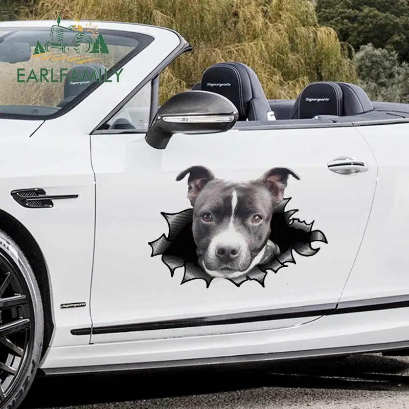 EARLFAMILY 43 см x 31 американский стиль искусственная кожа металлическая наклейка 3D