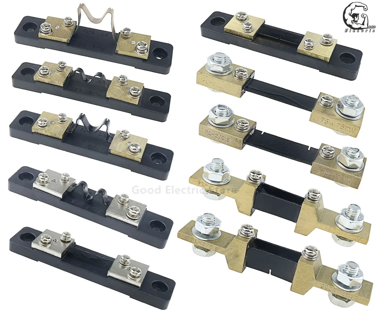 ExternalShuntFL2300A400A500A1000A75mVCurrentMeterShunt