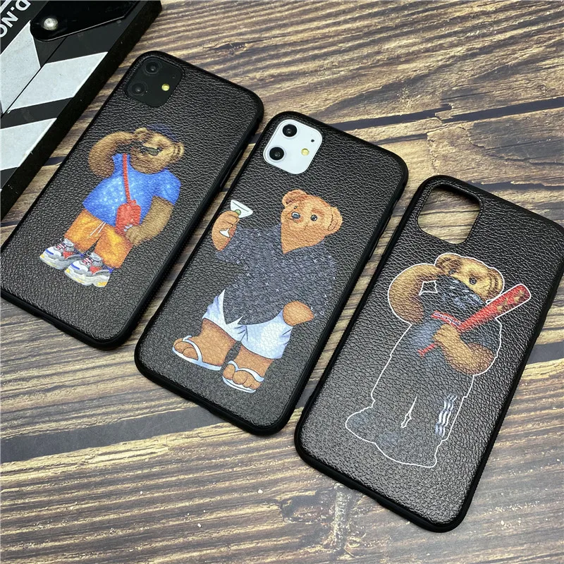 

Italy Bear soft case for iphone 11 12 mini pro x xs max xr 8 7 6 6s plus silicone phone cover Leisure brand coque fundas capa