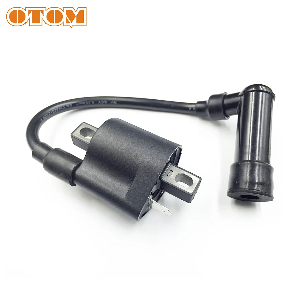OTOM Motorcycle Ignition Coil Black High Quality For ZS177MM ZONGSHEN 250CC Engine NC250 NC450 KAYO T6 ZS250GY-3 4 Valves Parts