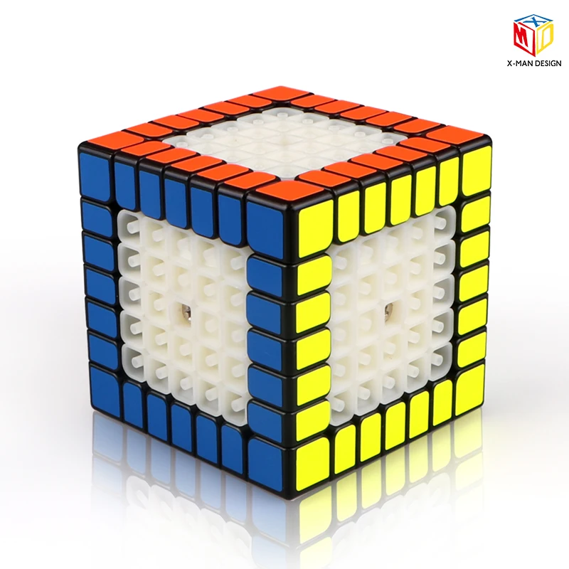 Qiyi X Man Design Spark and M 7x7x7 Магнитный куб профессиональный Mofangge 7x7 магический скоростной