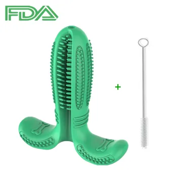 

Dog toothbrush Pet Dog Chew Toys Brushing Puppy Teething Brush For Puppy Pets Oral Care Stick Bite Toy Dog Supplies
