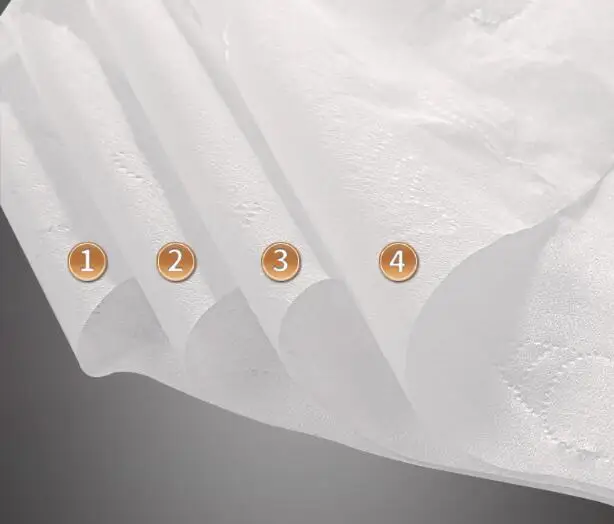 Toilet Roll Paper 4 Layers Home Bath Toilet Roll Paper Primary Wood Pulp Tissue 10 Rolls/Lot