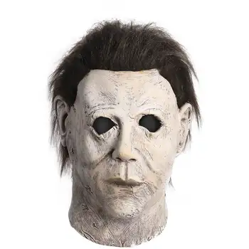 

2020 New Michael Myers Mask Horror Scary Movie Bloody Variant Halloween Mardi Gras Mask Soft Masquerade Masks Latex Toys
