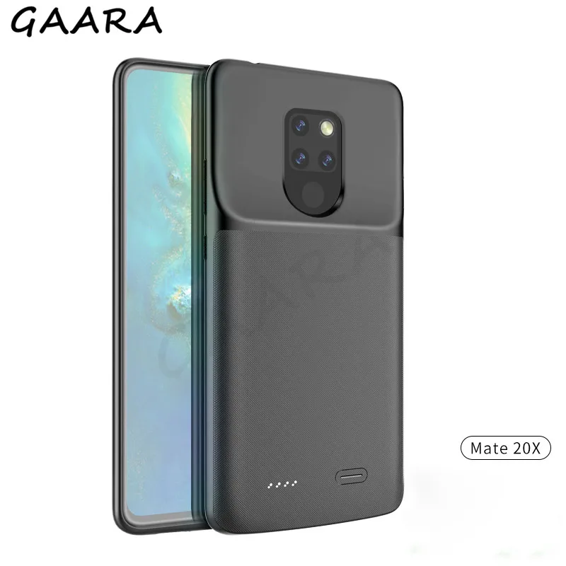 6000mAh Аккумулятор Чехол для huawei mate 20X Силиконовый противоударный аккумулятор зарядное устройство чехол тонкий 20X power Bank чехол внешний резервный