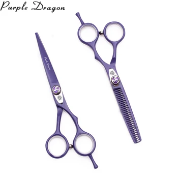 

Hairdressing Scissors 6" Purple Dragon Japanese Steel Hair Thinning Scissors Cutting Shears Hair Scissors Cut Hair Violet Z1018