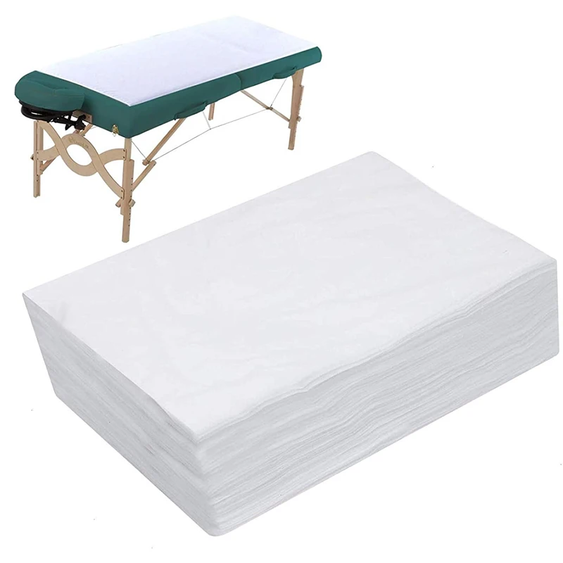 20 PCS Spa Bed Sheets Disposable Massage Table Sheet Waterproof Bed