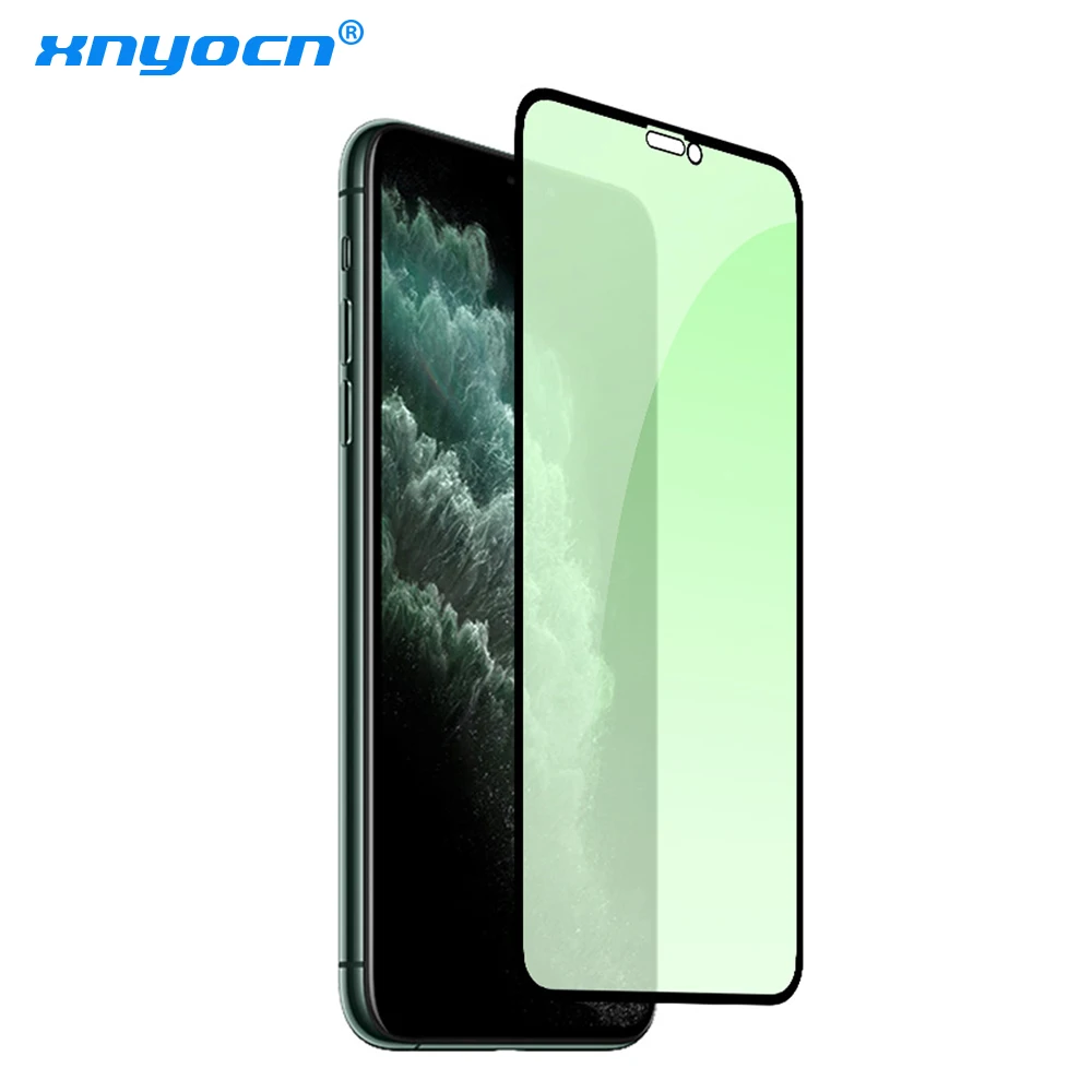Купить 2 шт. Защитная пленка для экрана iPhone 11 Pro X XR XS Max 3D полное покрытие HD закаленное | Стёкла и плёнки для телефонов (4000753679137)