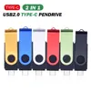 pen drive 128GB 64GBusb flash stick 32G pendrive 16G cle usb memory 128G4G usb flash drive free custom logo Type-C For wedding ► Photo 2/6