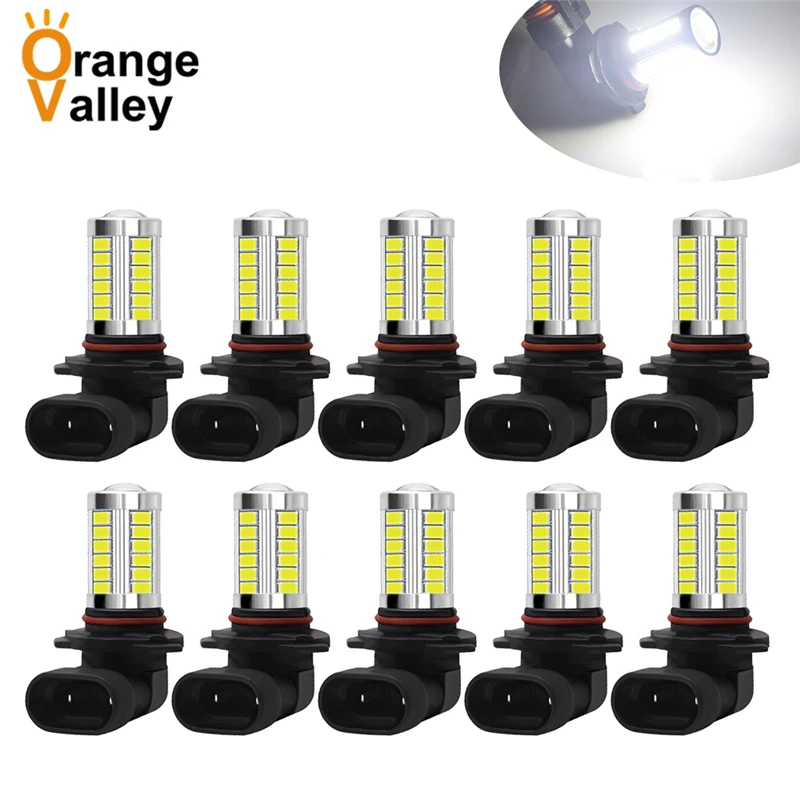 Светодиодные лампы для противотуманных фар H4 H7 H8 H11 HB3 9005 HB4 9006 33 SMD 5630 12 В