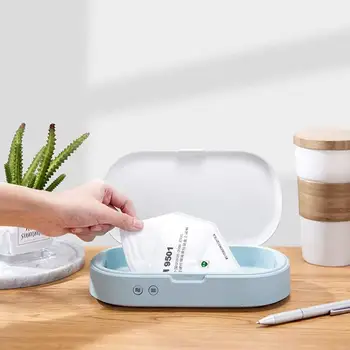 

Portable UV Cell Phone Sanitizer with Aromatherapy, Multifunction Sterilization Disinfection Box for All Phones, Mask, Key, Glas