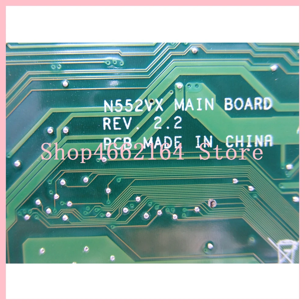 N552VX I7-6700HQ GTX950M/2G материнская плата для ASUS N552VX N552V N552 материнская плата для ноутбука N552VX материнская плата N552VX протестированная материнская плата