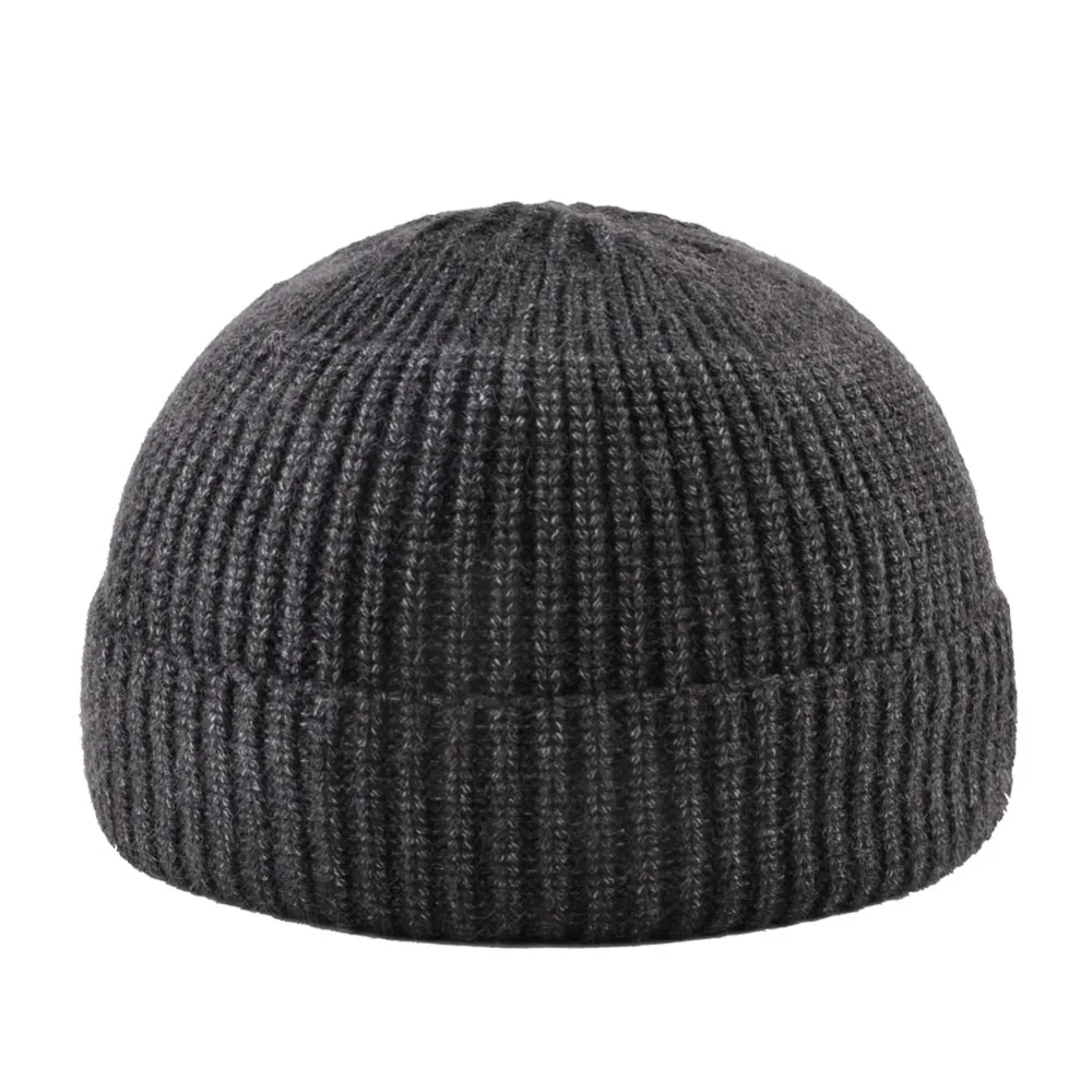 TQMSMY/Модная вязаная мужская шапка Skullcap, однотонный трикотаж, шапки-бини, женская шапка в стиле хип-хоп для мальчиков и девочек, мягкая шапка TMB26