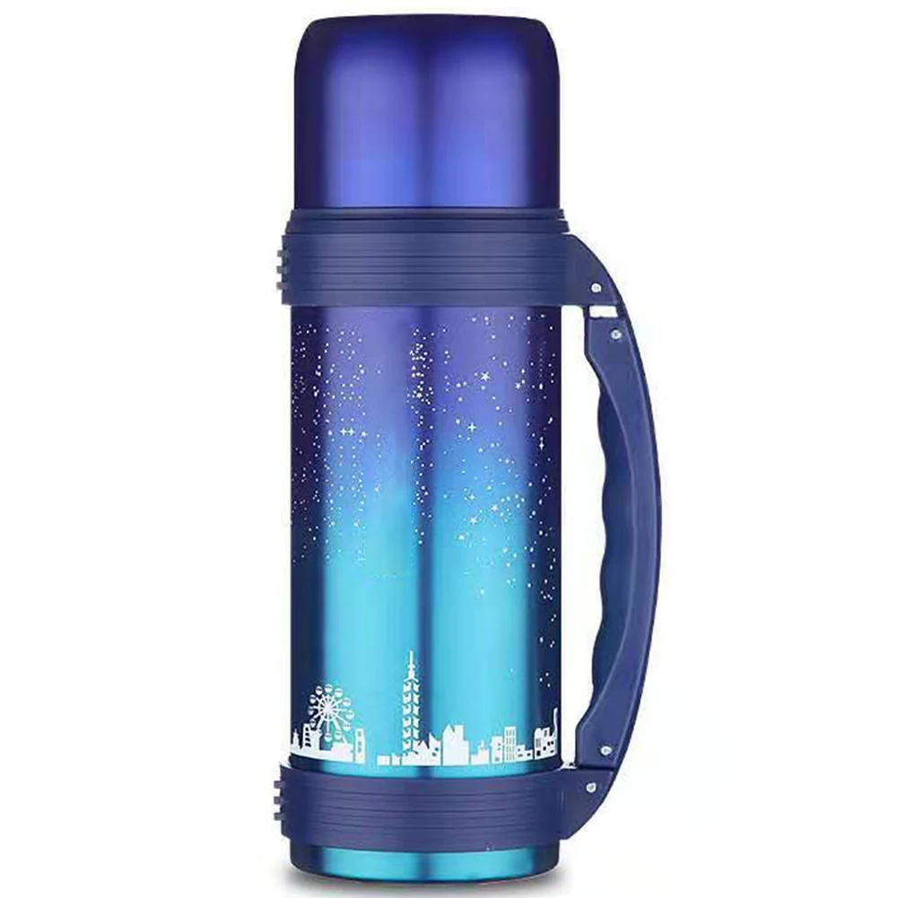 

1.2L Stainless Steal Painted Work Outdoor Sport Rustproof Vacuum Flask Gift Travel Bacteriostatic Portable Nonslip Insulated