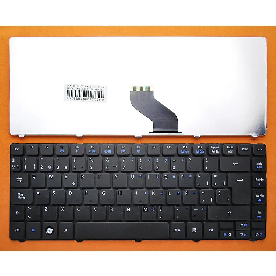 SP Spanish New Replacement Keyboard for Acer Aspire 4743ZG 4745 4745G 4745Z 4749 4749Z 4820T 4820TG 4820TZ 4820TZG Laptop Black |