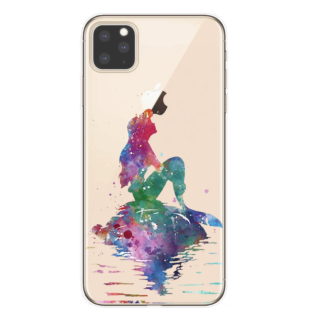 Чехол с русалкой для iPhone 11 Pro XS чехол для MAX XR для iPhone 8 7 6 6S Plus 5S SE чехол - Цвет: T6501