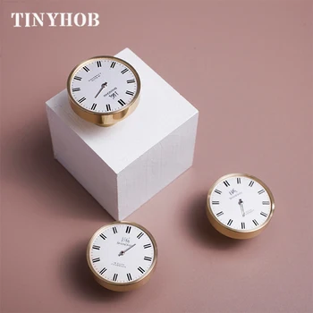 

Clock Knob and Handle Nordic Style Kitchen Living Room Cabinet Handles Unique Drawer Pull Brass Personality Furniture Handles