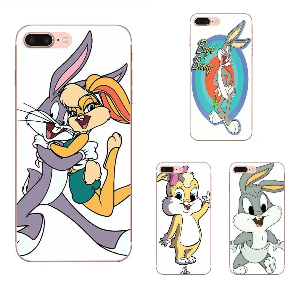Милый чехол для телефона Bugs Bunny Baby Looney Tunes Apple iPhone 4 4s 5 5C 5S SE 6 6S 7 8 Plus X XS Max