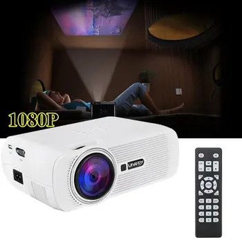 

Portable Multi-media Mini Full HD 16:9 1000LM 1080P Android 6.0 Household LED Projector Home Theater Cinema for Smartphone