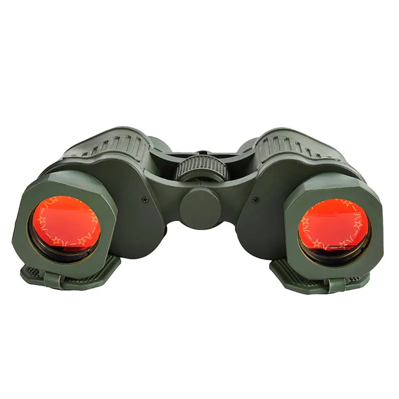 Portable Binoculars 50x50 10KM Wide Angle Outdoor Telescope Waterproof ArmyGreen Military cs real game #2l25 (5)