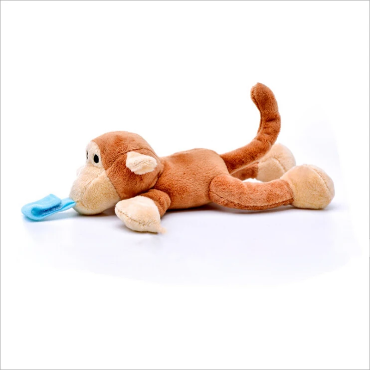 2019 New Children Cute Animal Monkey Plush Doll Baby Mini Pacifier Doll Boy Girl Stuffed Toys Hobbies for 0-12M 2019 New Children Cute Animal Monkey Plush Doll Baby Mini Pacifier Doll Boy Girl Stuffed Toys Hobbies for 0-12M