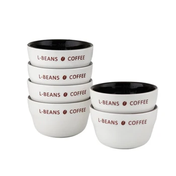 

L-BEANS Espresso Coffee Cupping Cup 200Ml Ceramics Measuring Bowl Coffee Competition Baking/Dry Ingredients/Liquid Accessories