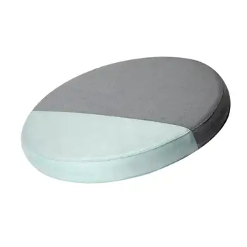 

1pc Memory Foam Pads Cushion Seat Cushion Chair Pads Soft Comfortable for Home (Grey + Green 33x33cm)