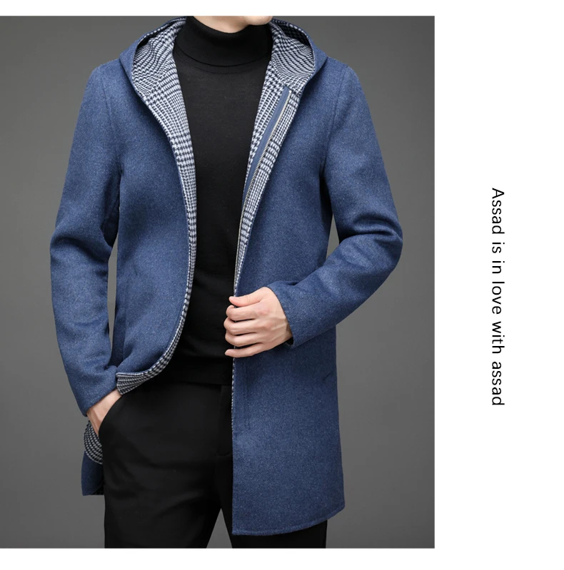 Men Double-sided Woolen Coat Man Casual Hooded Fashion Windbreaker Jacket Male 6 H5e6e09d3822e4237a7c04401a3b34d14o
