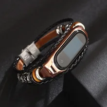 

Strap for Xiaomi Mi Band 6 5 4 3 clan style bracelet Mi Band 6 5 3 4 replacement strap for mi watch strap