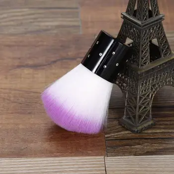 

High Quality Dust Cleaner Portable Nail Art Powder Remover Multicolor Professional Daily Foundation Makeup Cleaning Brush Tool