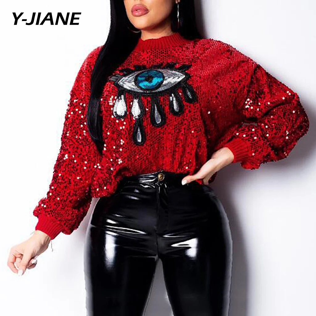 plus size red sparkly top