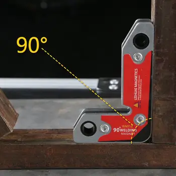 

Strong Magnetic NdFeB Magnetic Locator Holder Soldering Practical Welding Locator Repairing Silver Black Portable Tool