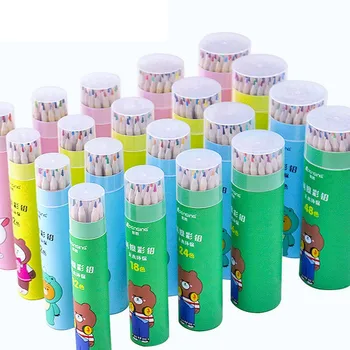 

48-color erasable colored pencils primary school children's drawing color pencils easy to clean fine art color pencils